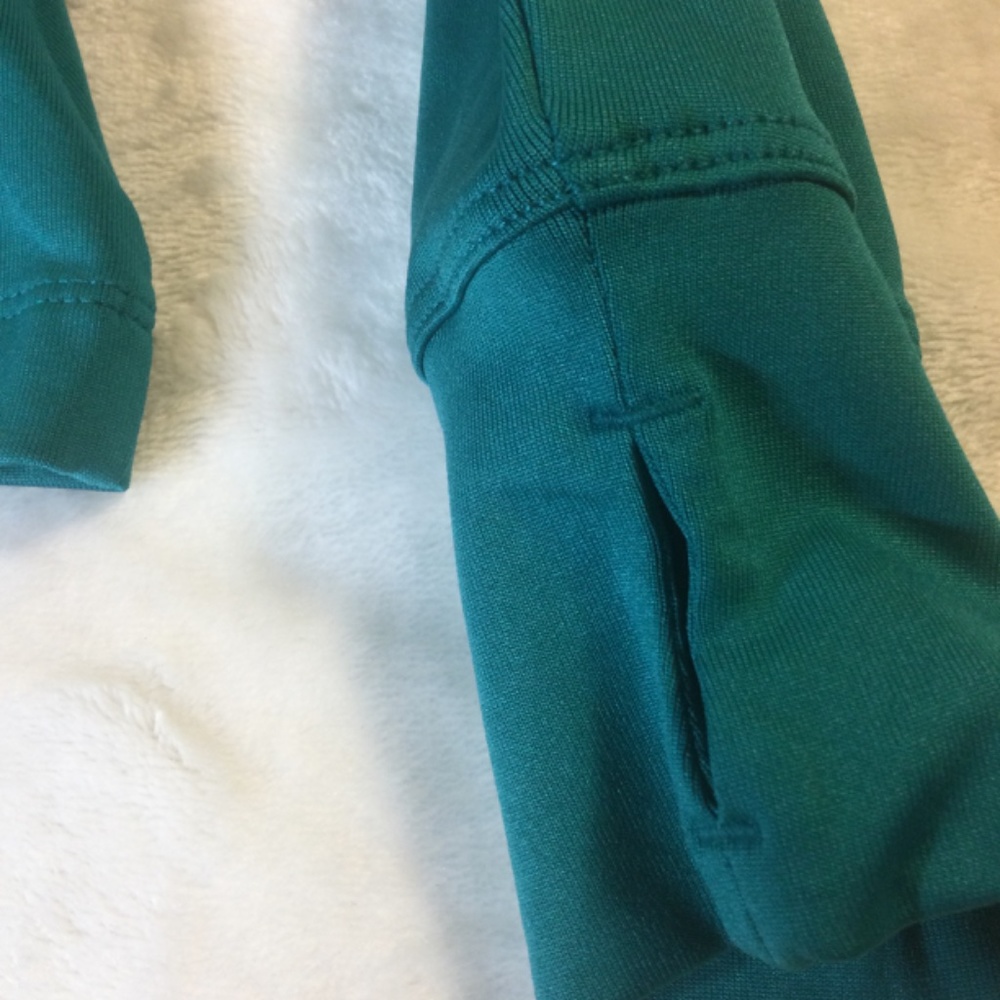 ⭐️ Old Navy Teal Active Wear 3/4 Zip Hoodie with Pockets - Picture 12 of 13